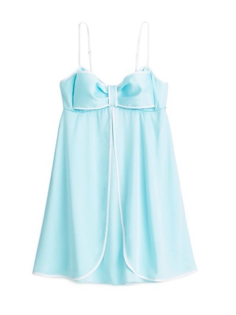 Kate Spade • Bow Babydoll Slip Dress / Chemise | Bridal Something Blue